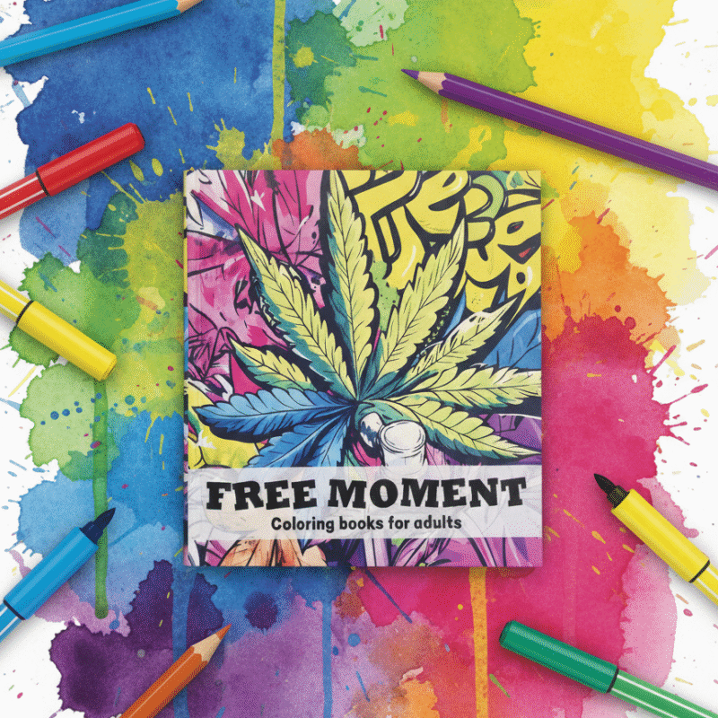 Free Moments Colouring Book for Adults