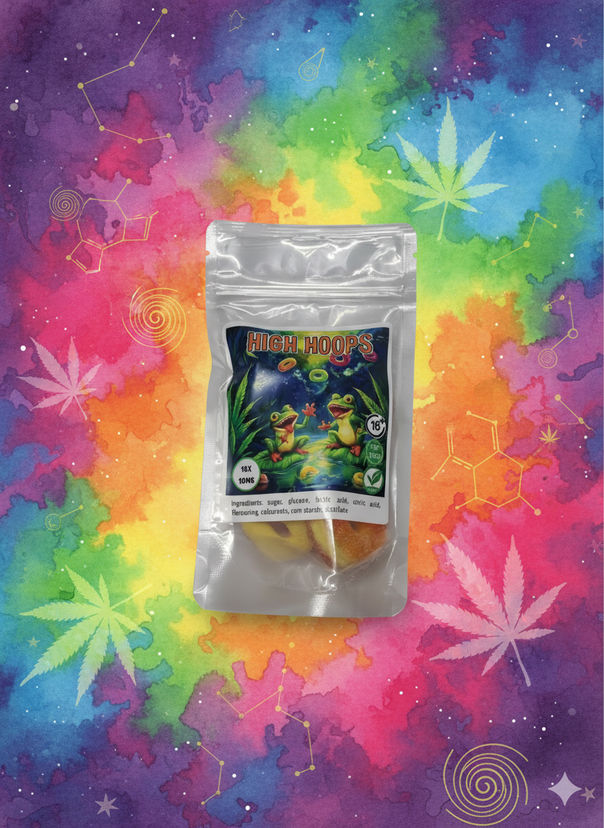 High Hoops Sour Ring Gummies (10 x 10mg)