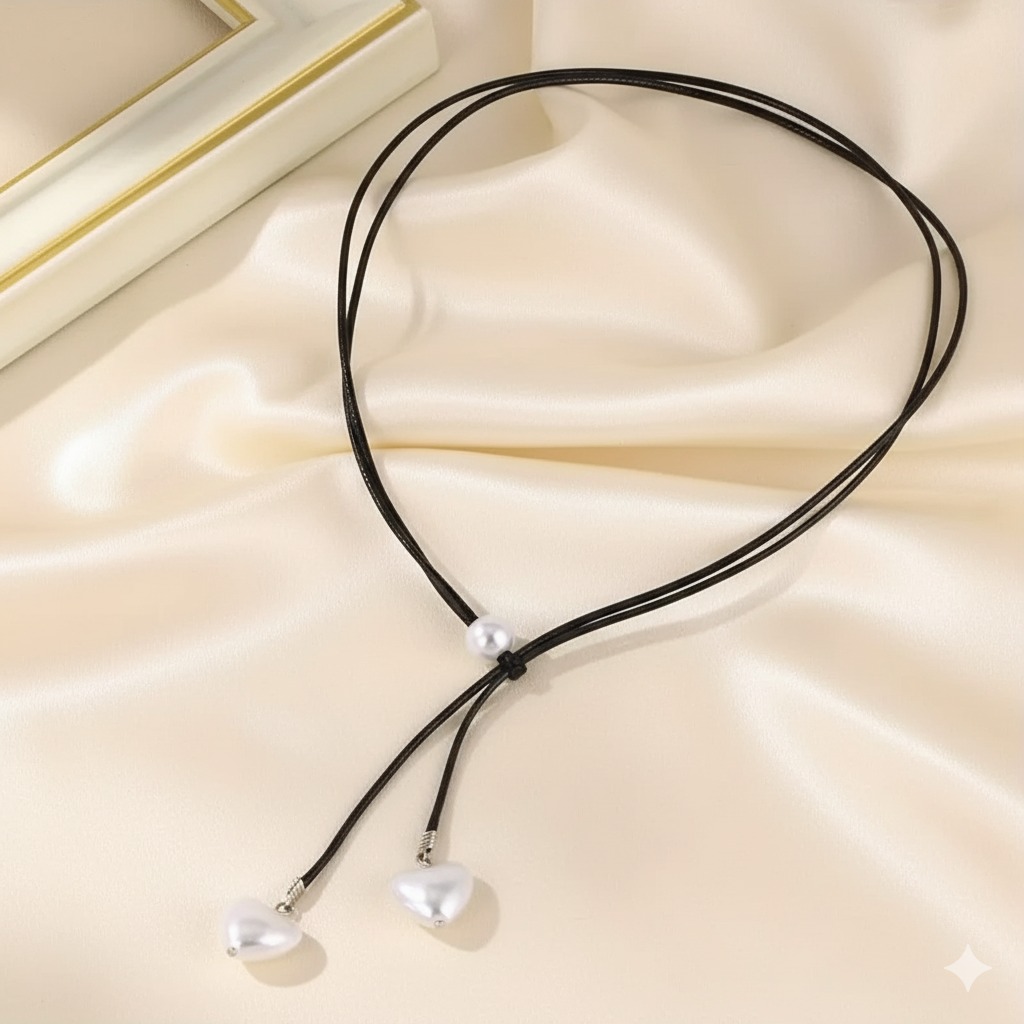 Minimalist Faux Pearl Necklace